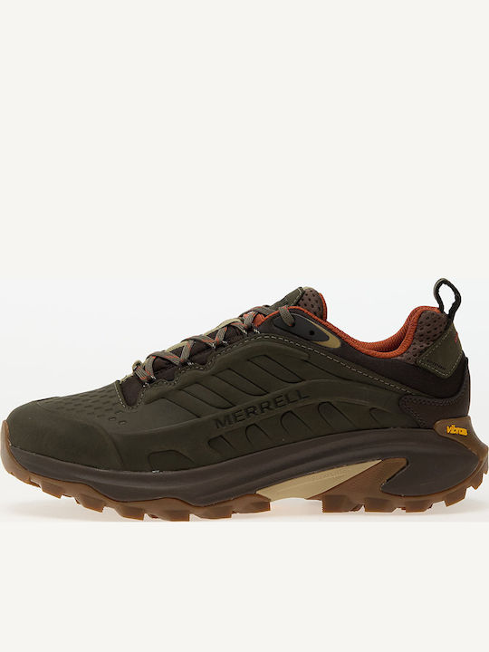 Merrell Moab Speed 2 Ltr Ανδρικά Ορειβατικά Παπούτσια Αδιάβροχα Πράσινα