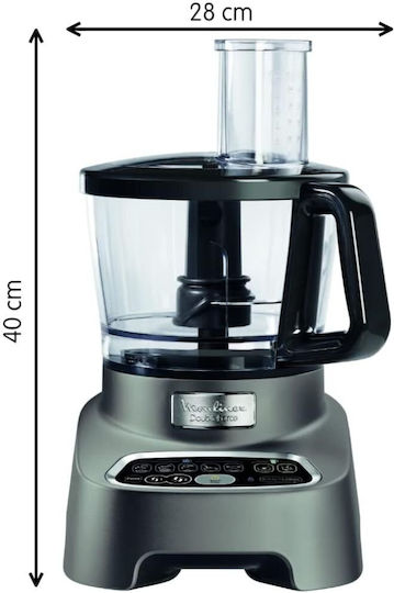 Moulinex Double Force Πολυμίξερ 1000W με Κάδο 3lt και Κανάτα Μπλέντερ