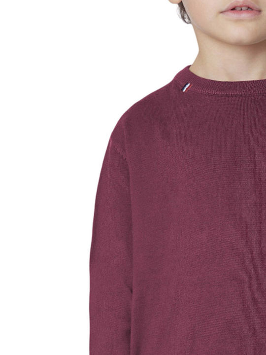 Pulover pentru copii Cu mânecă lungă Burgundy