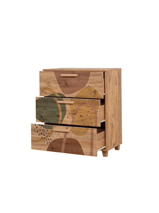 Συρταριέρα Leva Gravis 869vel3480 80x43x95cm Multi