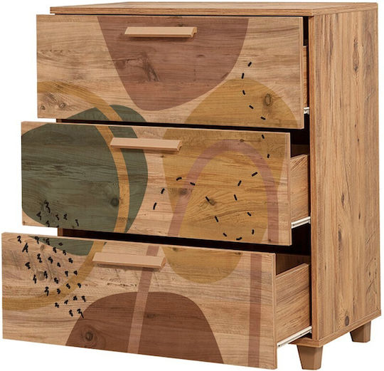 Συρταριέρα Leva Gravis 869vel3480 80x43x95cm Multi