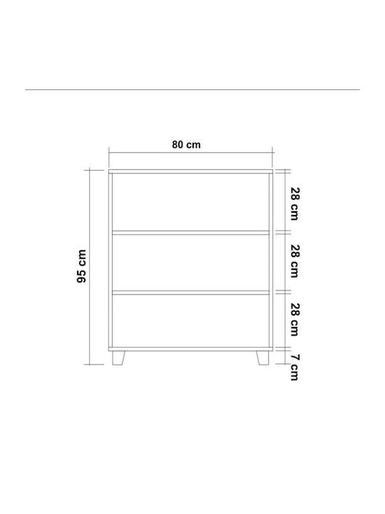 Συρταριέρα Leva Gravis 869vel3475 80x43x95cm Multi