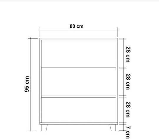 Comoda pentru Dormitor Leva Multi 80x43x95buc