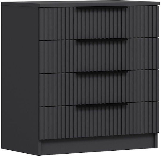Kale Chest of Drawers 506mnr1524 72x42x77cm Anthracite