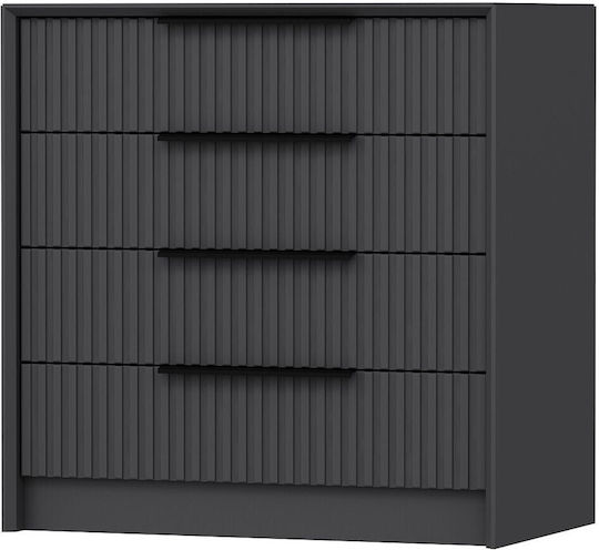 Συρταριέρα Креватокамарас Дървена Kale Anthracite 72x45x77бр
