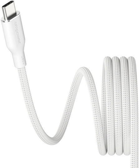 Empower by PanzerGlass Magnetic USB 2.0 Cable USB-C Male - USB-C 240W PD White 1.5m