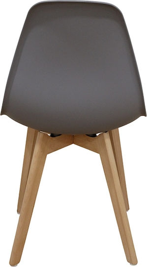 Loft Plus Kitchen Polypropylene Chair Grey 46x53x85cm