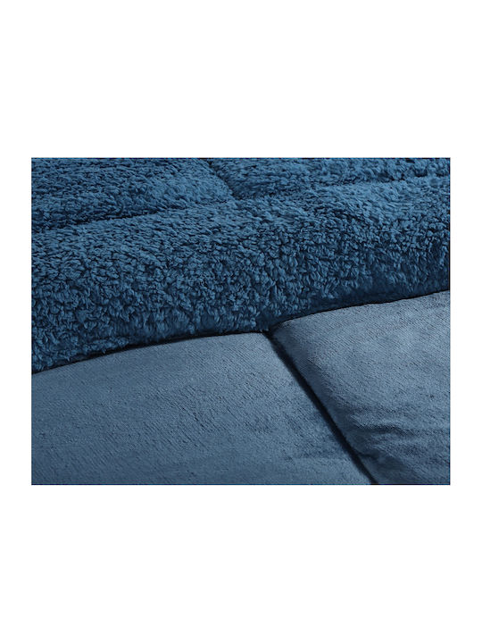 Silk Fashion Комбинирано одеяло Куинсайз 240x260бр Solid Navy 280 г/м²Gsm