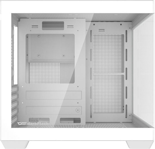 Darkflash Midi-Turm Computergehäuse Weiß