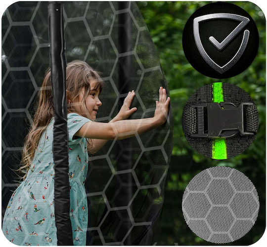 NEO Sport Trampolin Draußen Durchmesser 183cm mit Netz & Leiter
