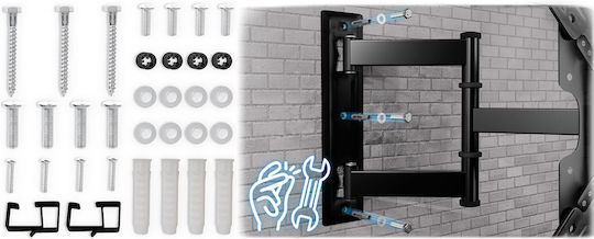 Humberg Wall TV Mount with Arm up to 56" and 30kg