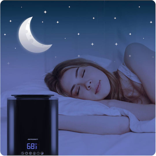 Berdsen Luftbefeuchter / Ionisator 35W für Räume 25m² Schwarz