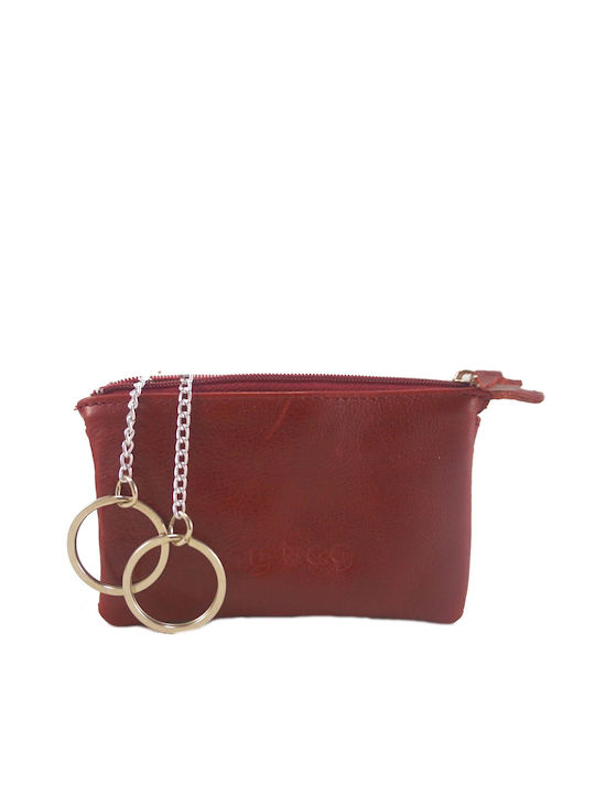 Δερμάτινη Κλειδοθήκη Πουγκί Mybag 338 Red Κοκκινο