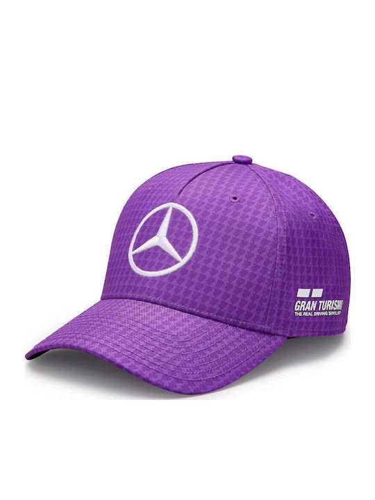 Mercedes Team Lewis Hamilton Col Driver Baseball Cap Purple 2023 Mercedes Team Lewis Hamilton Col Driver Baseball Cap Purple 2023