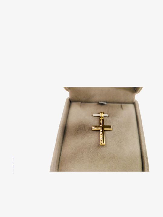 Χρυσός Σταυρός Κ14.βαρος 1.6gr