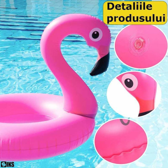 Kids Inflatable Float for Sea Flamingo Pink 120x120cm