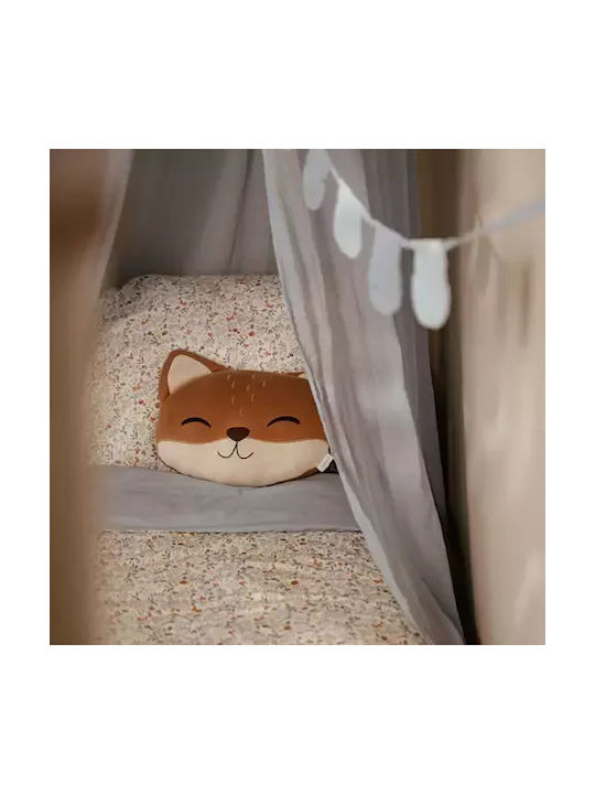 Little Dutch Knitted Fox Pillow Forest Friends