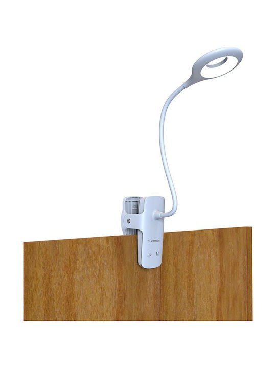 Wozinsky Wiederaufladbar LED Schreibtischlampe in Weiß Farbe