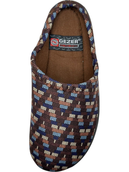 Зимни Дамски Чехли Кафяв