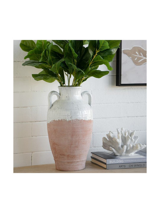 Artekko Decorative Vase Candia Orange 22x22x40cm