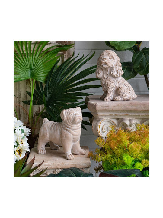 Artekko Decorative Dog made of Concrete 19x14x22cm 1pcs