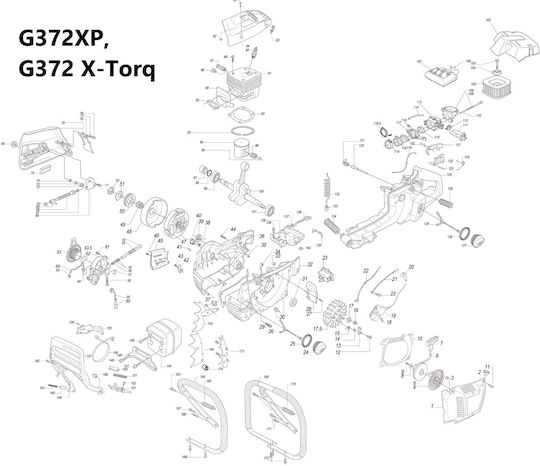 Holzfforma G372xp Pro 71cc Chainsaw Without Blade Chain