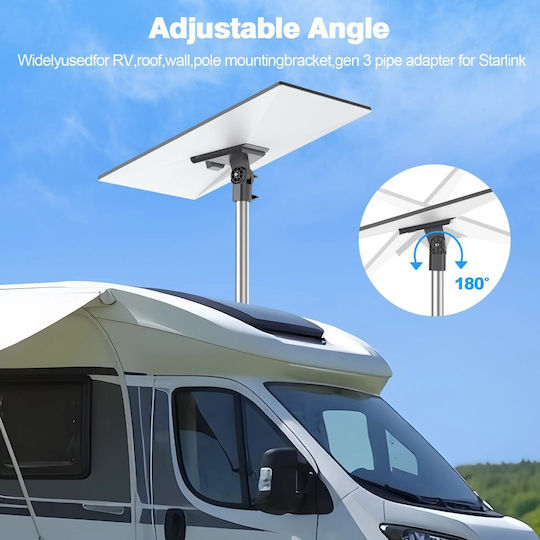 Pipe Adapter Starlink Gen 3 Stand Support Mount Roof Pole Or Round Surface Compatible Starlink V3 Standard Dish