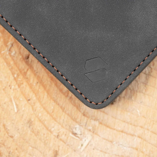 Spacecase Leather and Silicone Wallet Black (Oppo Reno 14 Pro)