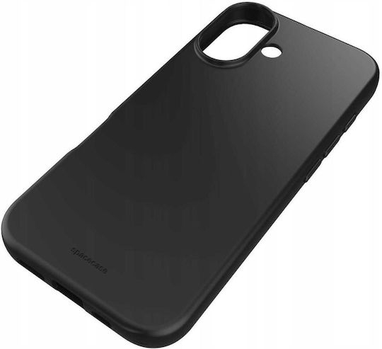 Spacecase Silicone Задна корица Силикон Черен (iPhone 17)