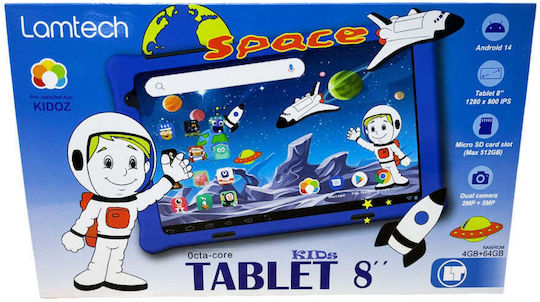 Lamtech LAM980268 8Inci Tabletă (4GB/64GB) Navy Blue Space