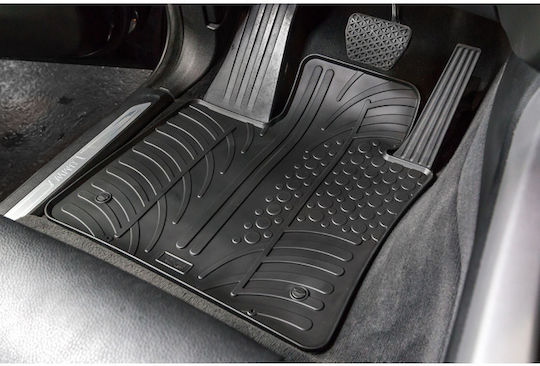 Auto Gs Set of Front and Rear Mats 4pcs for Ford S-Max 2006-2011 Black