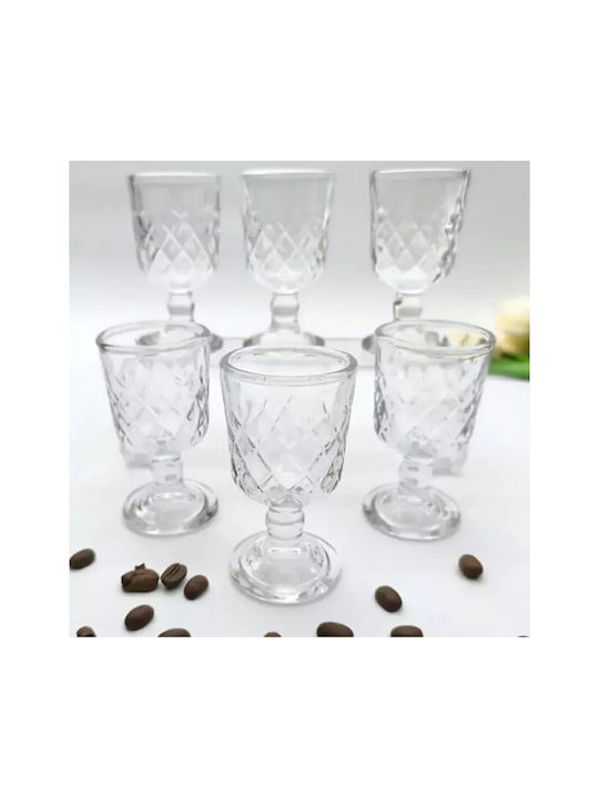 Set de pahare din Sticlă 50ml 6buc