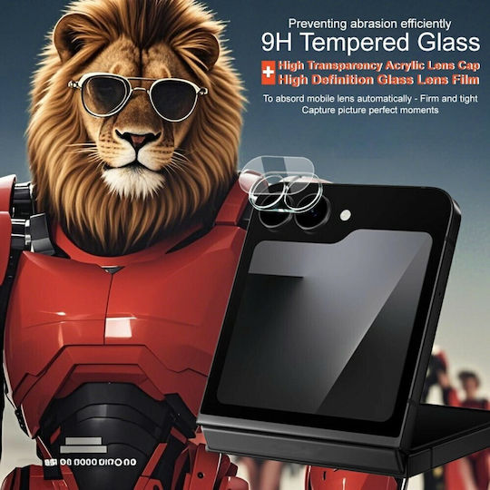 Imak Camera Protection Tempered Glass Transparent for the Galaxy Z Flip6 / Z Flip7 FE