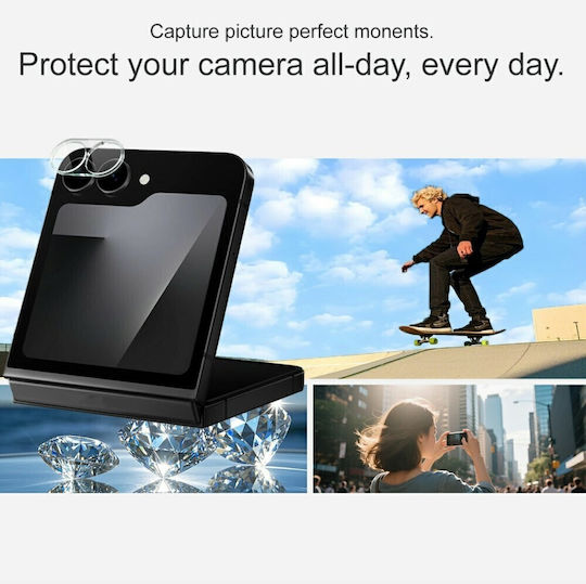 Imak Camera Protection Tempered Glass Transparent for the Galaxy Z Flip6 / Z Flip7 FE