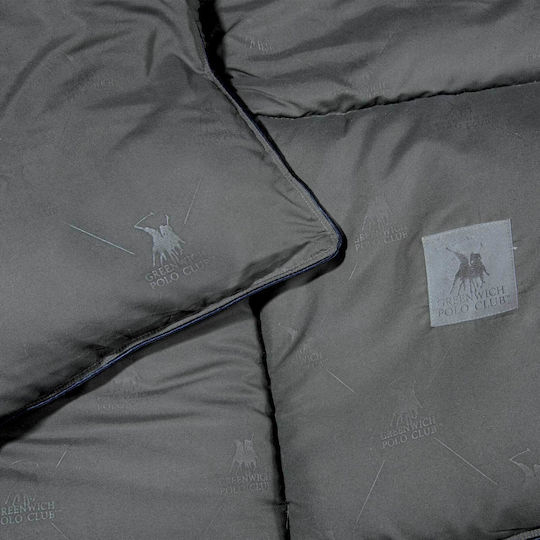 Greenwich Polo Club Duvet Queen with Microfiber Filling 220x240cm 4447 Dark Grey 550 GSMGsm 10.5 togs Togs
