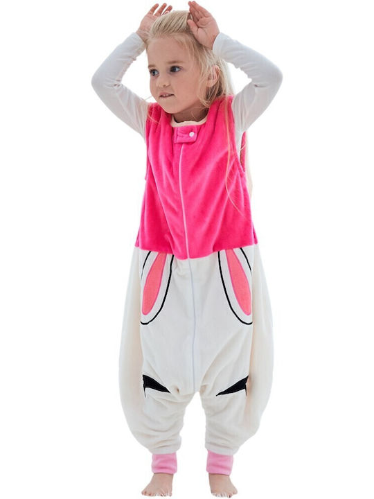 Queen Mother Χειμερινός Υπνόσακος με Πόδια Άσπρο-ροζ