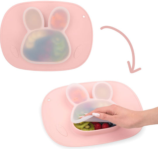 Ricokids Детска Плоча За Храна От Розов Силикон