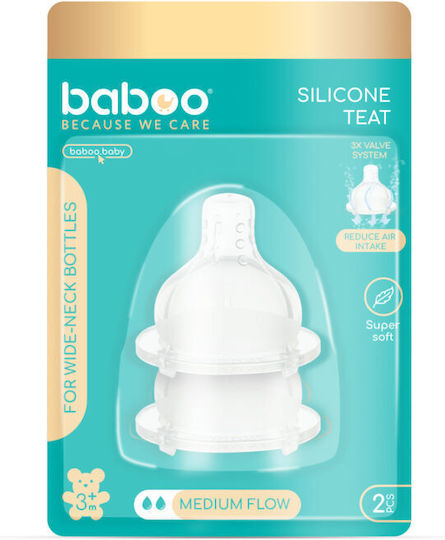 Baboo Babyflaschensauger für 2+ Monate 2cm