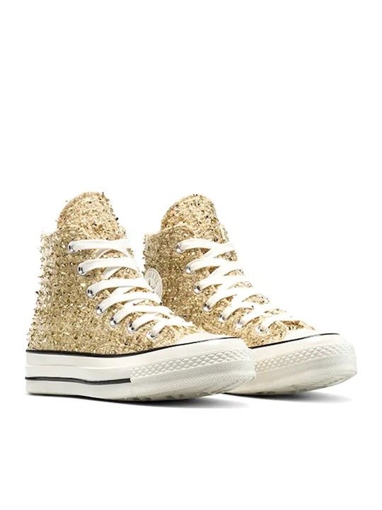 Chuck 70 Γυναικεία Μποτάκια Light Gold / White / Black
