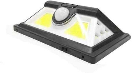 Set 12 Lămpi Solare de Perete 0.55W Alb Rece 5500K cu Senzor de Mișcare IP64 5.5buccm