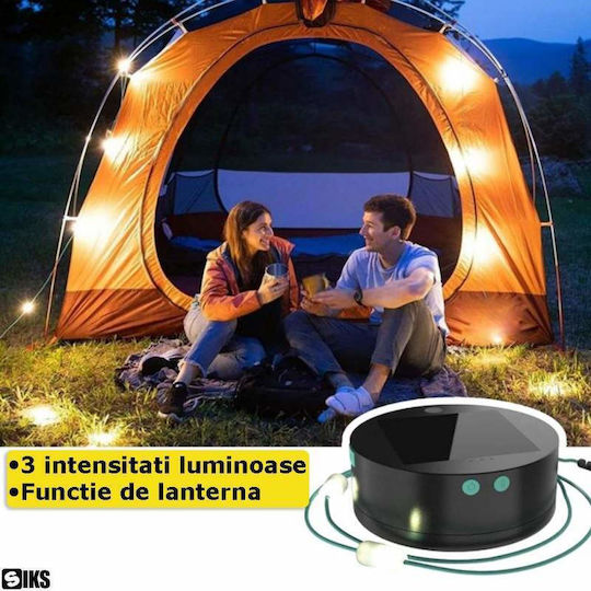 Suspendata Lampă Solară Ghirlande 100lm cu Alb Cald Lumină
