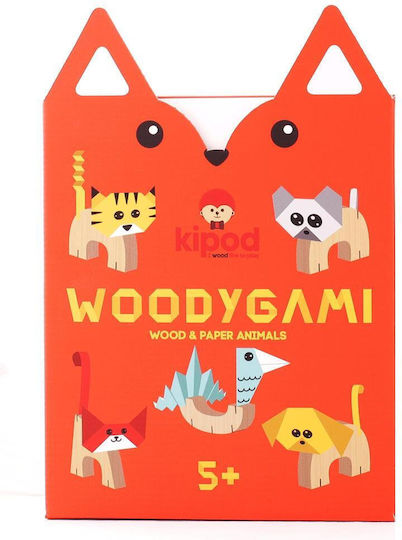 Kipod Origami from Wood and Paper for Children 5+ years Years