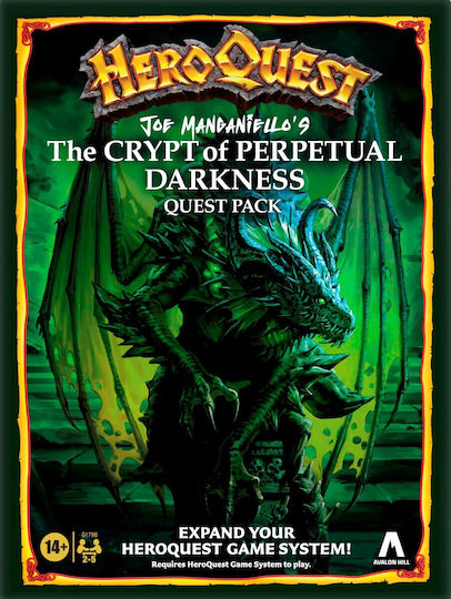 Game Expansion HeroQuest - Joe Manganiello’s The Crypt of Perpetual Darkness Quest Pack for 2-5 Players 14+ Years Old (EN) Avalon Hill