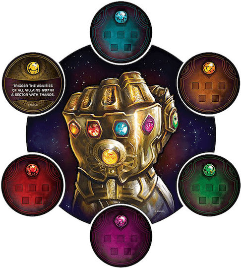 Board Game Thanos Rising for 2-4 Players 10+ Years Old (EN) USAopoly