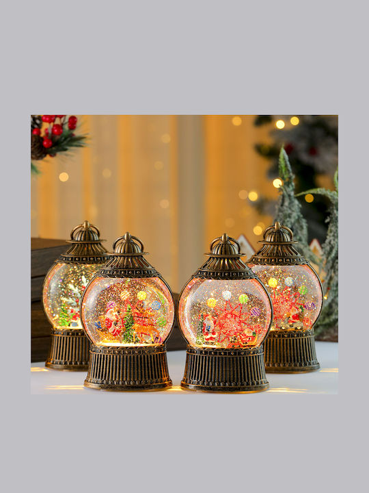 Christmas Snowball Illuminated with Santa Claus