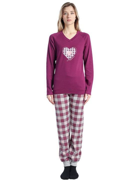 Dreams by Joyce Winter Women's Pyjama Set Purple