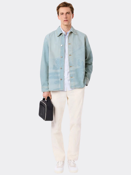 Μακρυμάνικo Overshirt Μπλε