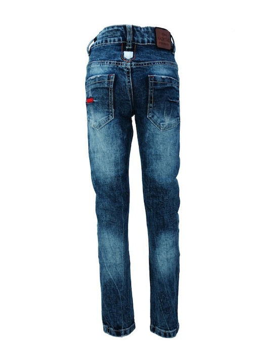 Hashtag Hashtag Kinder-Jeanshosen Navy Blau