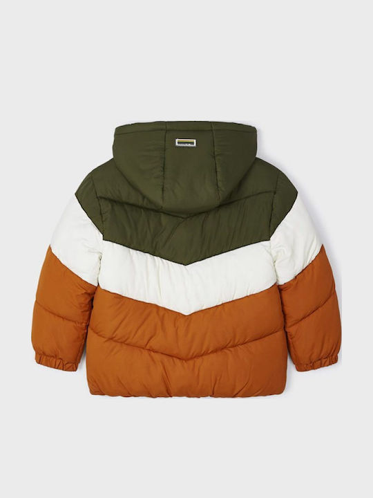 Kids' Casual Jacket Short with Hood Multicolour