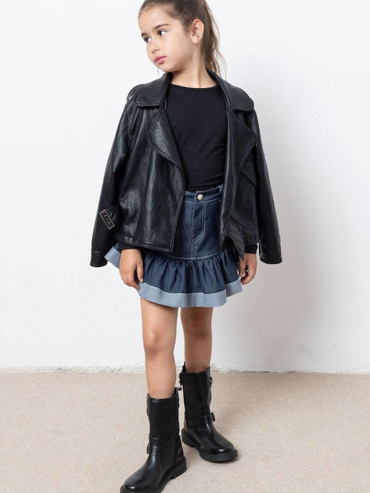 Kids' Jacket Short with Lining Black